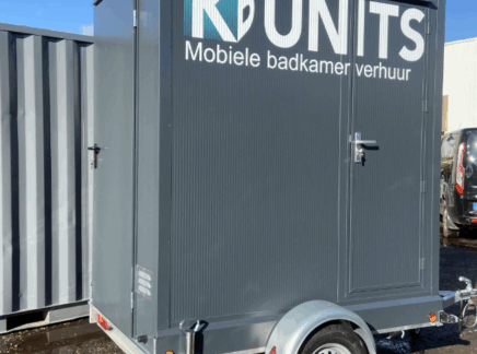 Mobiele badkamer aanhanger