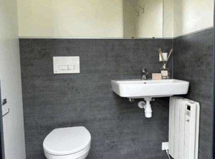 Mobiele badkamer royaal