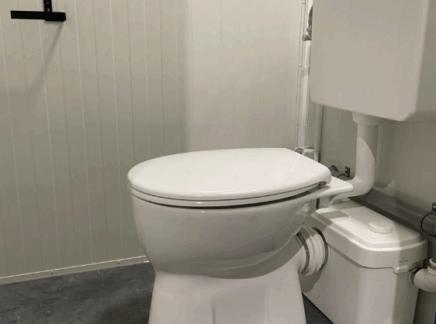 Staand toilet vermaler