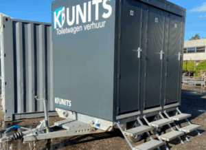 Toiletwagen 3 toiletten