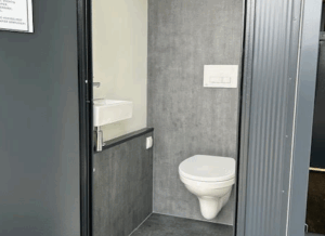 Toiletwagen met wasbak