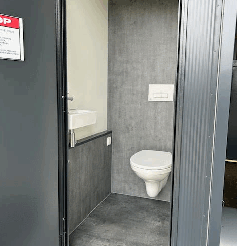 Toiletwagen met wasbak